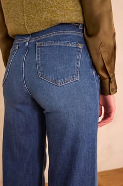 Jean  large LISA en denim;${refinementColor}
