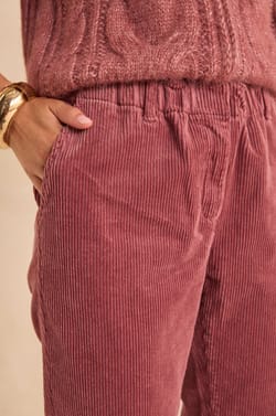 Frosted pink chino in mixed cotton SABIL;${refinementColor}