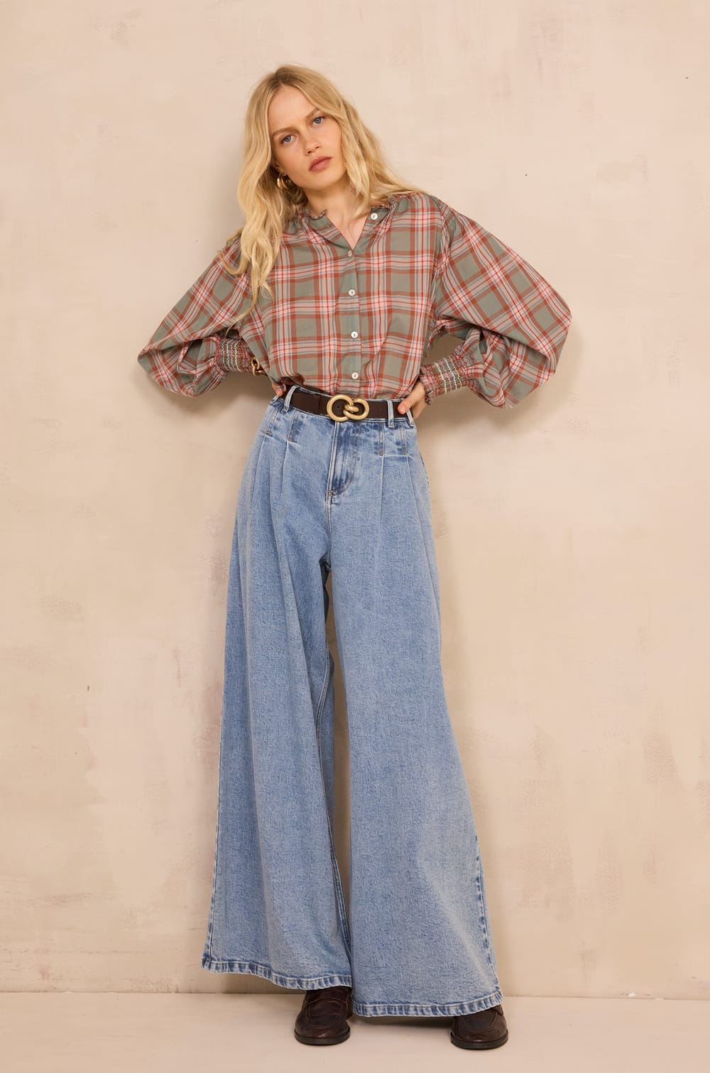 Loose cotton Jean SIGGIE;${refinementColor}