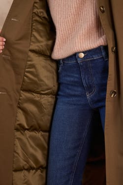 DRISS cotton trench coat;${refinementColor}