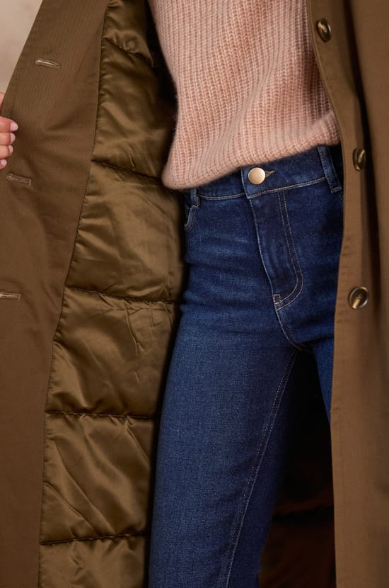 DRISS cotton trench coat;${refinementColor}