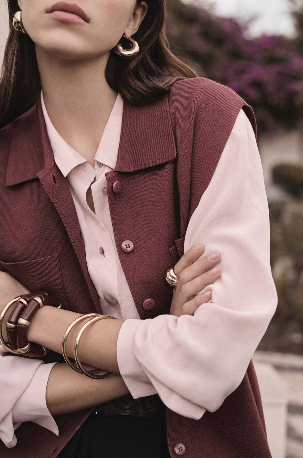 PETRA Sleeveless Cardigan;${refinementColor}