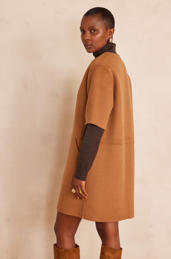 Robe courte en laine ROSARIO;${refinementColor}