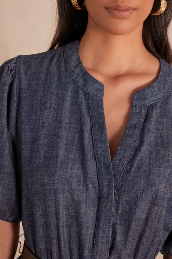 LINDA cotton dress;${refinementColor}