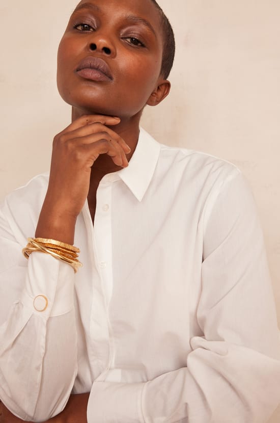 100% cotton Shirt ESMERALDA;${refinementColor}