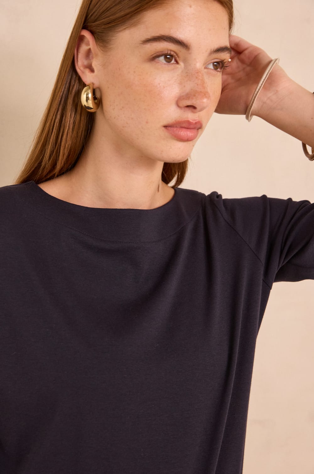 TANGUY organic cotton T-shirt;${refinementColor}