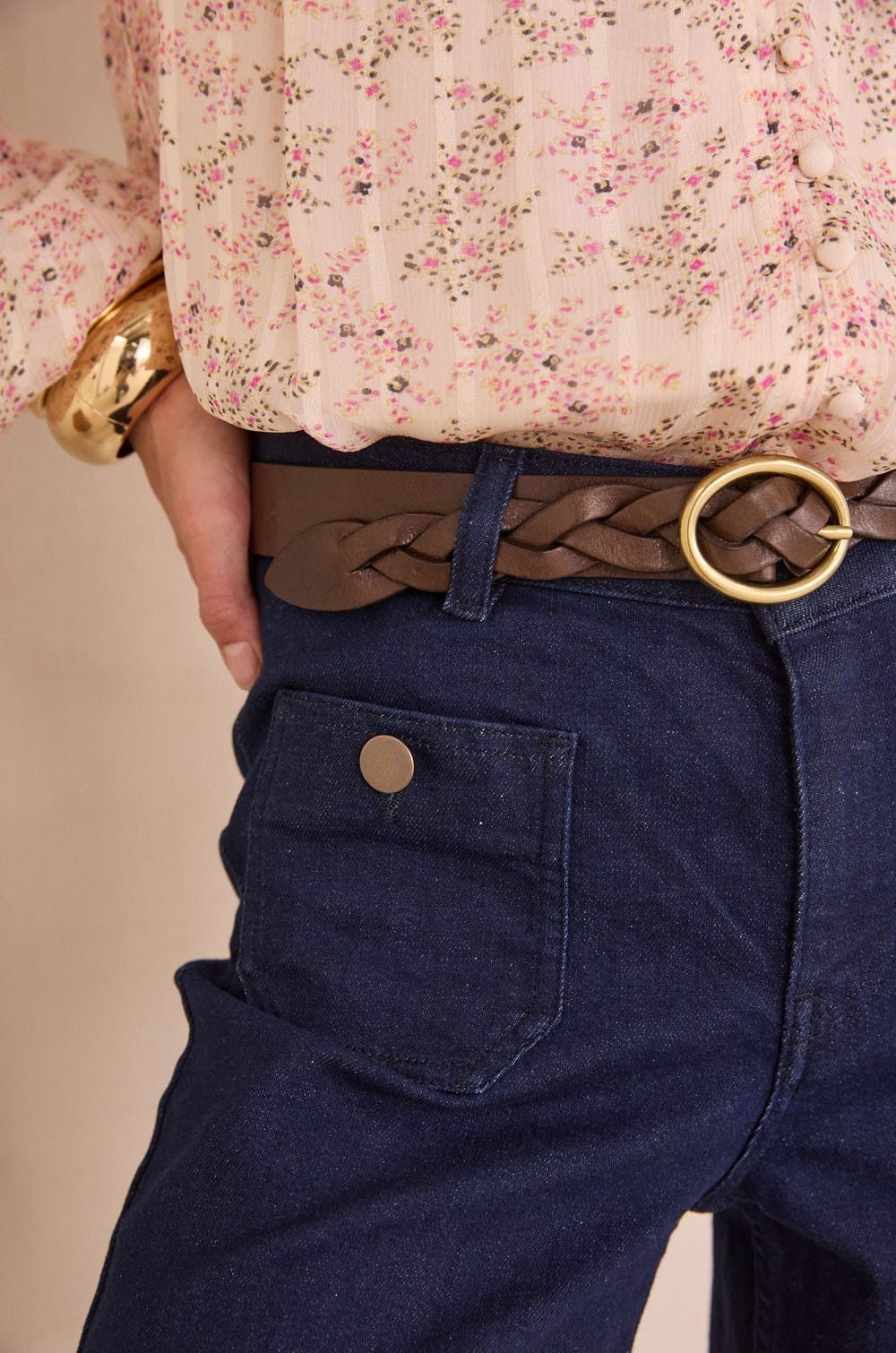 ANAIS wide-leg jeans;${refinementColor}