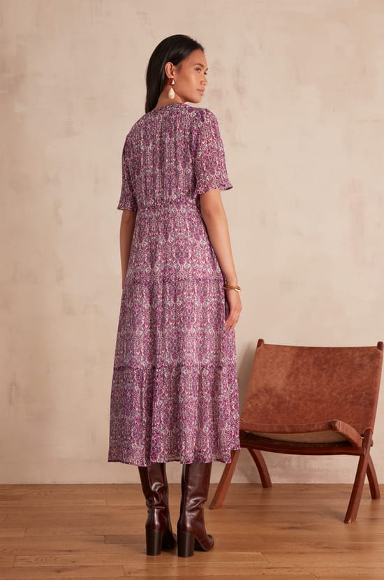 Robe ALBINA imprim&eacute;e;${refinementColor}