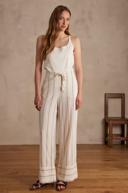 PRINCE striped trousers;${refinementColor}