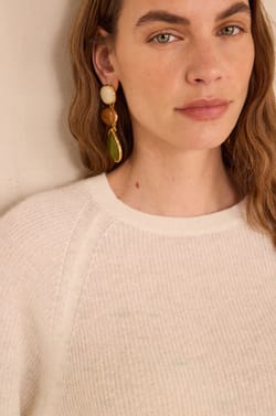 Alpaca Blend Knit Sweater PHOENIX;${refinementColor}