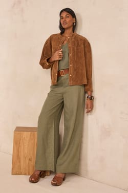 Loose linen pants TERRY;${refinementColor}