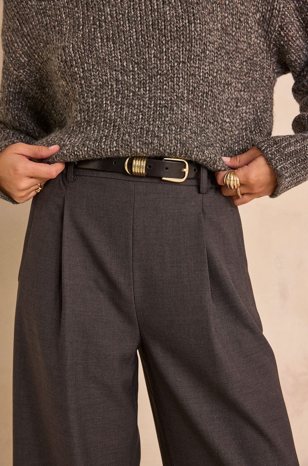 LINA wide pants;${refinementColor}