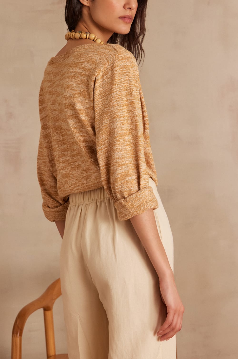 SANTIAGO cotton jumper;${refinementColor}
