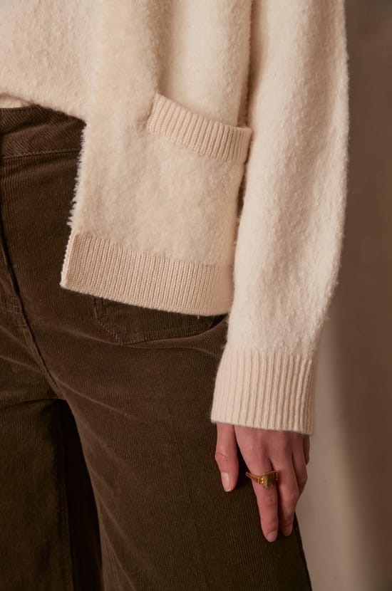 CLARENCE sleeveless cardigan PhotoZ | 1-2-3