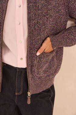 Gilet manches longues maille dense AGATHE;${refinementColor}