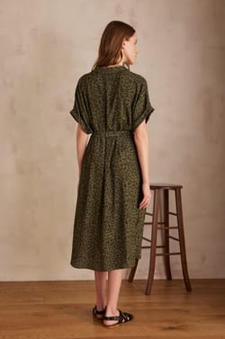 Robe chemise LOUISA imprim&eacute;e;${refinementColor}