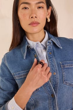 BLAIRE denim dress;${refinementColor}