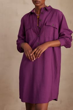 MARLINE shirt dress;${refinementColor}