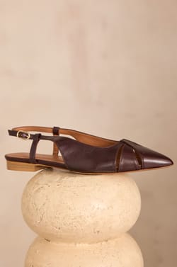 100% leather SOFIA ballet flats;${refinementColor}