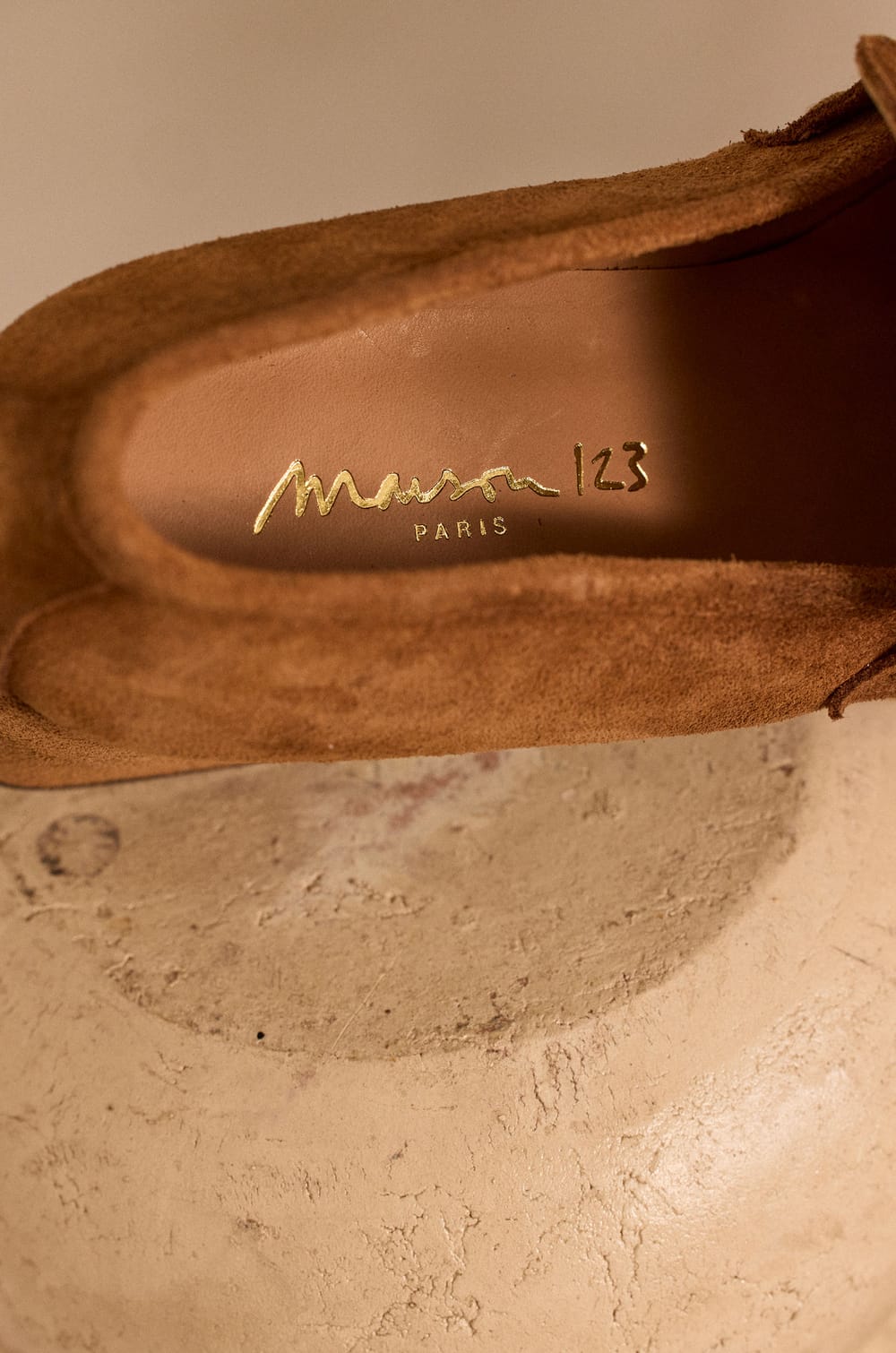 Mocassins en cuir suede Maison 123 x Marine Vignes ARMAND;${refinementColor}