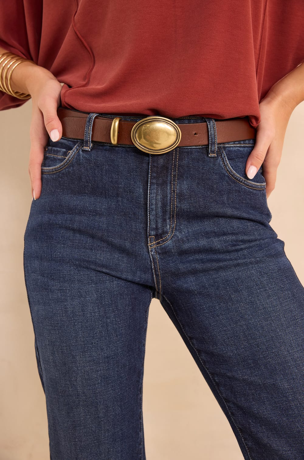 Jean flare SCARLETT;${refinementColor}