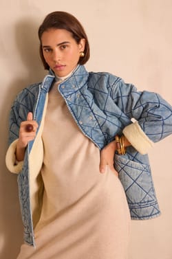 DORIANE denim jacket;${refinementColor}