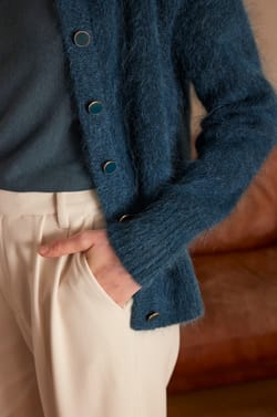 Gilet en mohair LOU;${refinementColor}