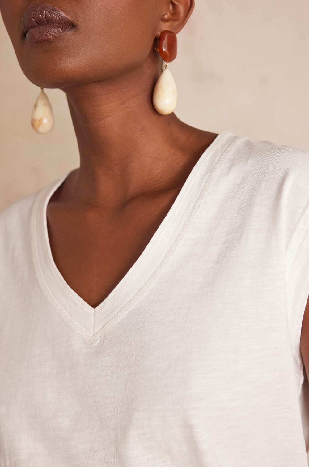 DELYA cotton T-shirt;${refinementColor}