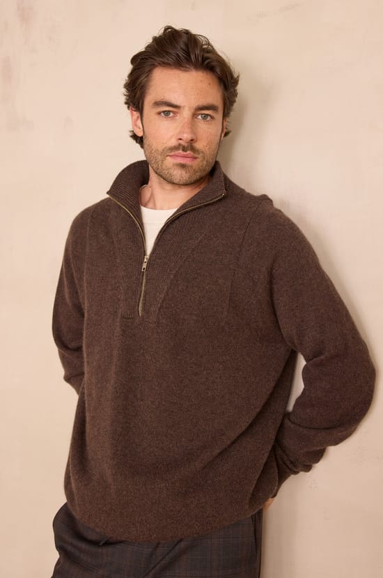 Unisex turtleneck jumper REVEUR in 100% wool;${refinementColor}