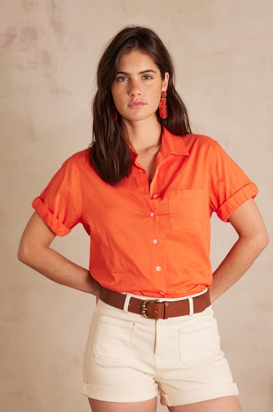 SOLINE cotton Shirt;${refinementColor}