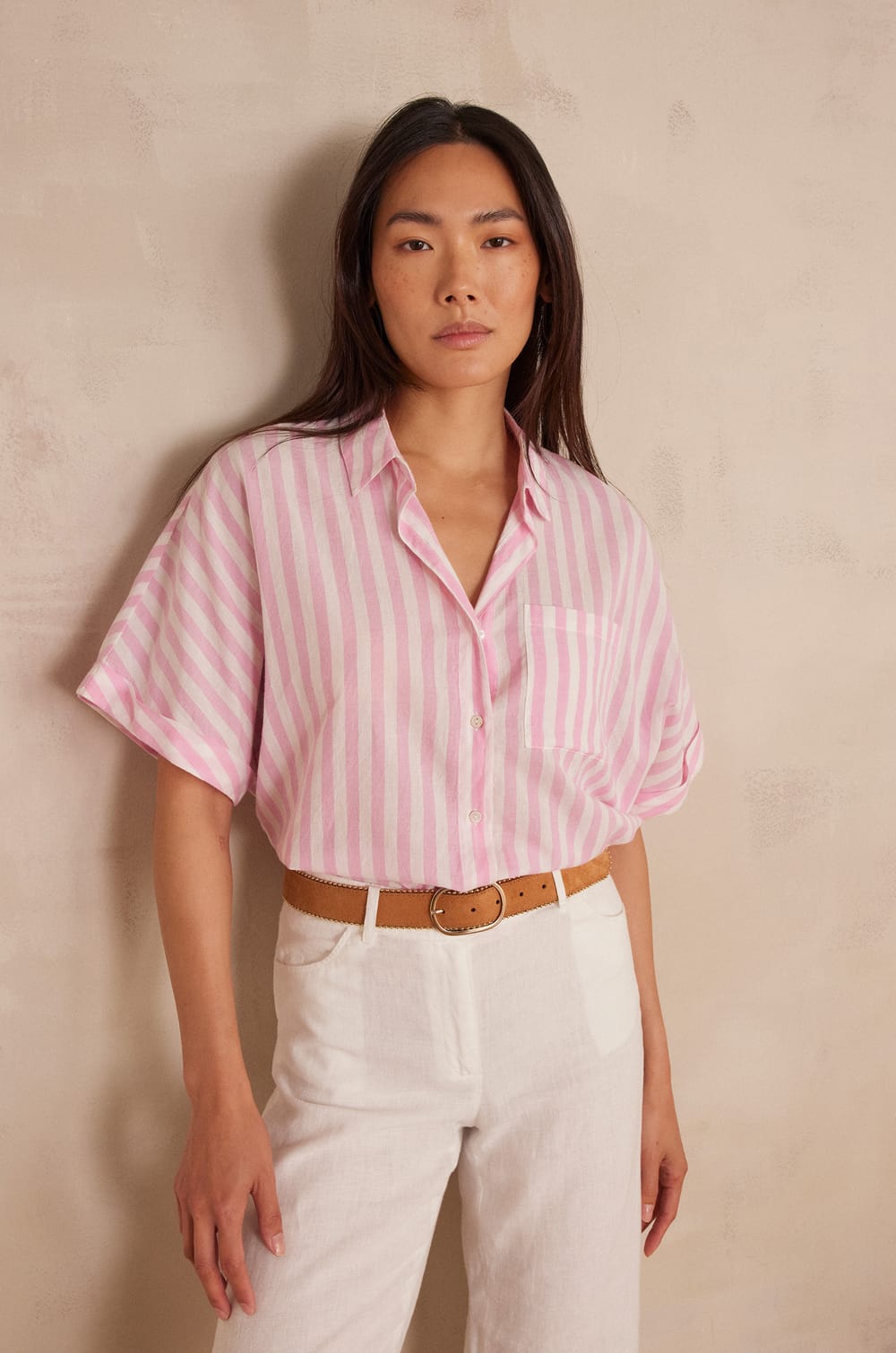 SUNSET cotton Shirt;${refinementColor}