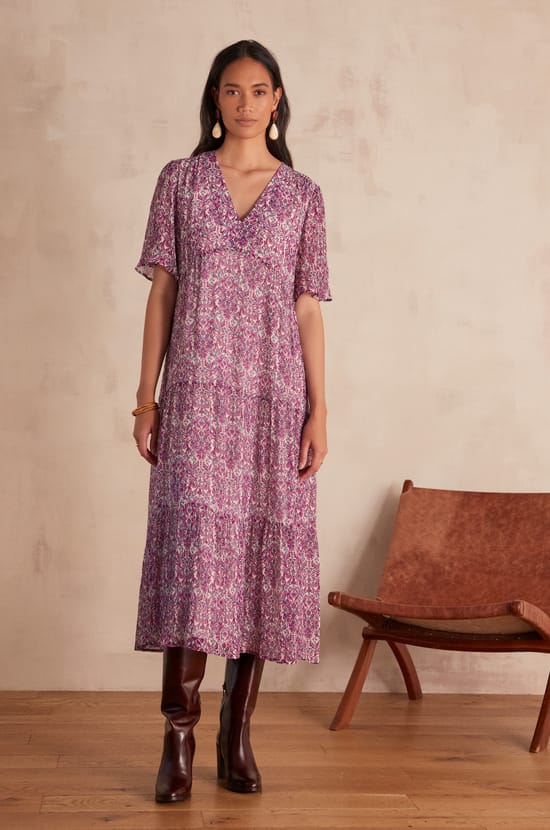ALBINA printed Dress;${refinementColor}