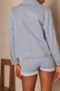Veste CARLA en jean;${refinementColor}
