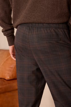 Unisex checkered trousers CHARMANT;${refinementColor}