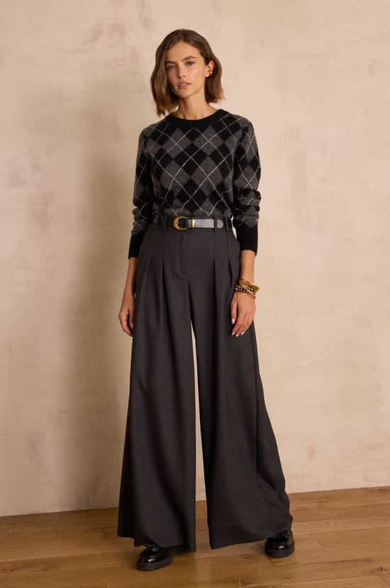 DAISY Wide-leg Trousers;${refinementColor}
