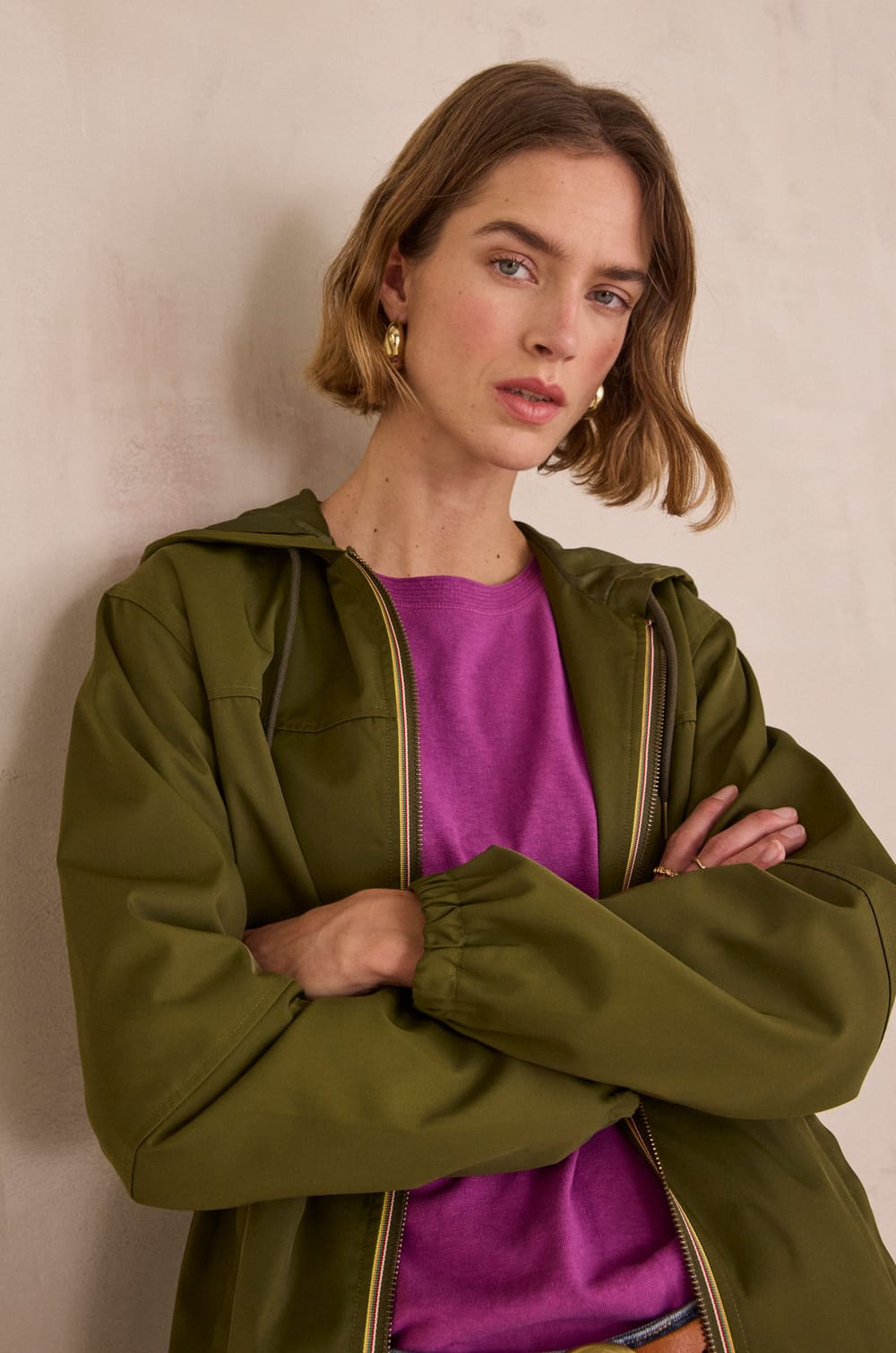 Parka &agrave; capuche FARAH;${refinementColor}