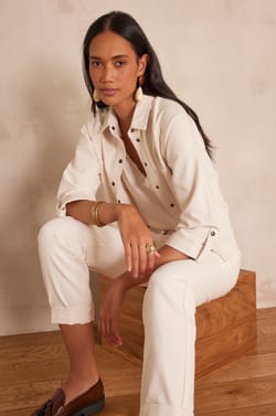 PERRY cotton shirt;${refinementColor}