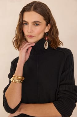 Wool and yak jumper dress BELLA;${refinementColor}