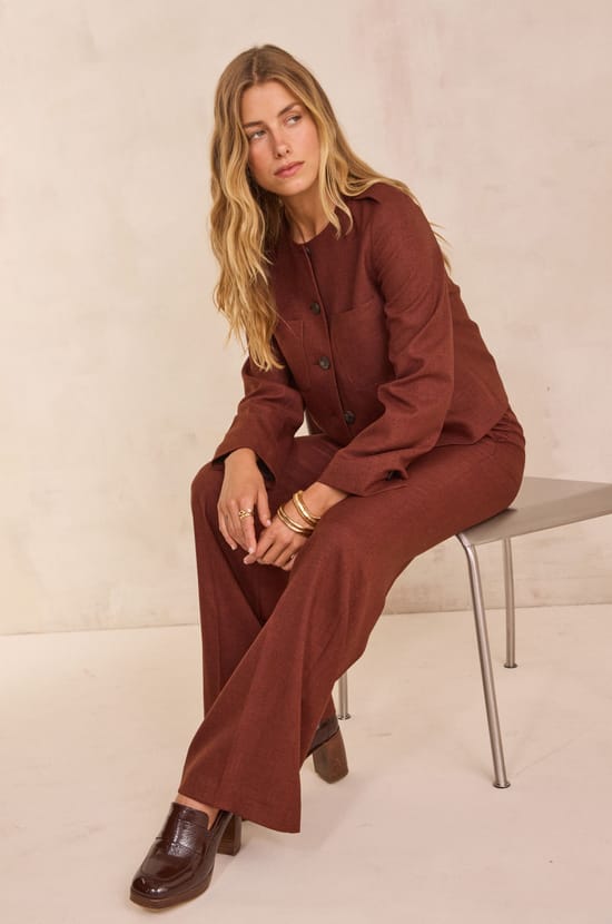 LAYLA wide-leg trousers;${refinementColor}