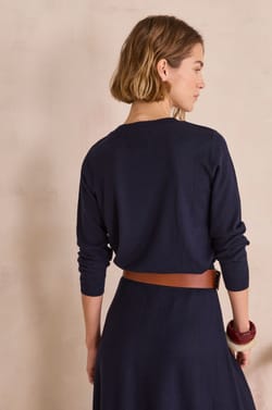 Striped blouse in 100% cotton DOUCE;${refinementColor}