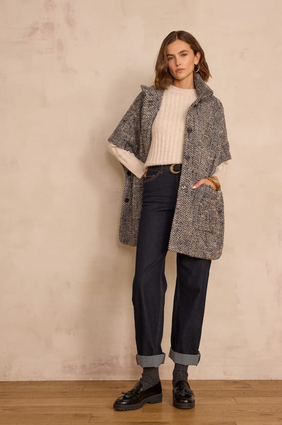 Pull BENICIO en laine et alpaga;${refinementColor}