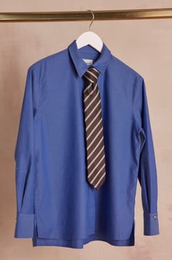 Cravate THEOPHILE à rayures;${refinementColor}