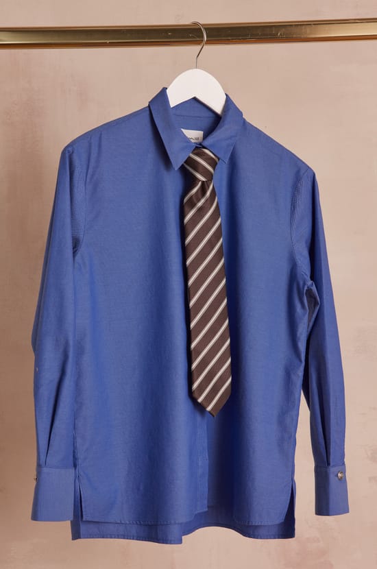 Cravate THEOPHILE à rayures;${refinementColor}
