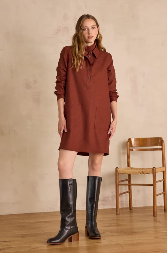 RISE shirt dress;${refinementColor}