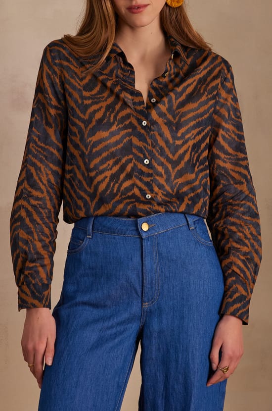 Baumwollbluse COLETTE;${refinementColor}