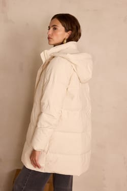 DINA mid-length puffer jacket;${refinementColor}