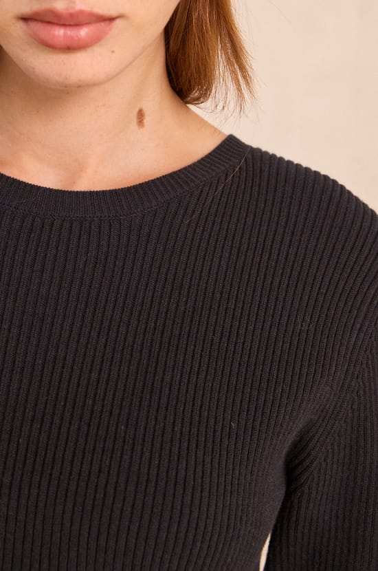 POESIE knit trapeze dress;${refinementColor}