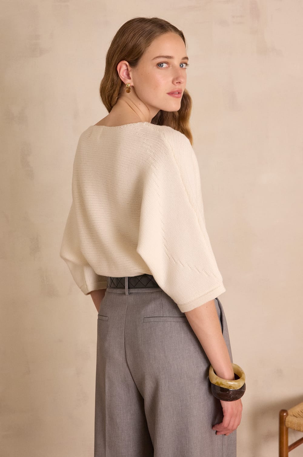 BAMBOU jumper 100% wool;${refinementColor}