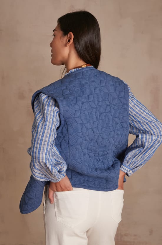 BAMBI BIS sleeveless quilted jacket PhotoZ | 1-2-3