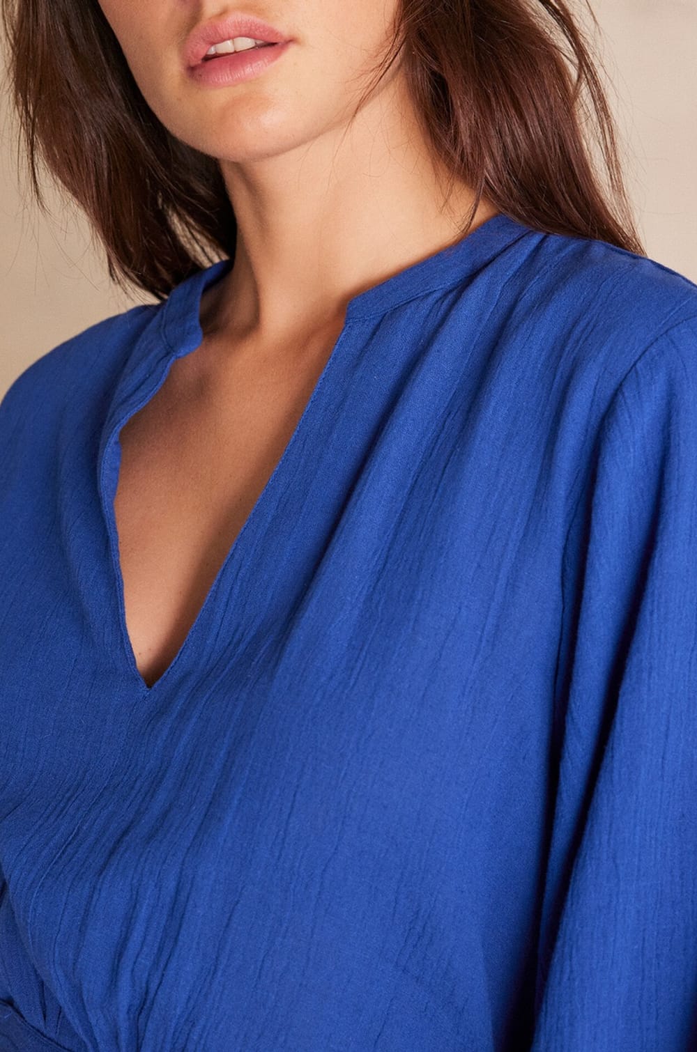Robe longue MIRANA en coton;${refinementColor}